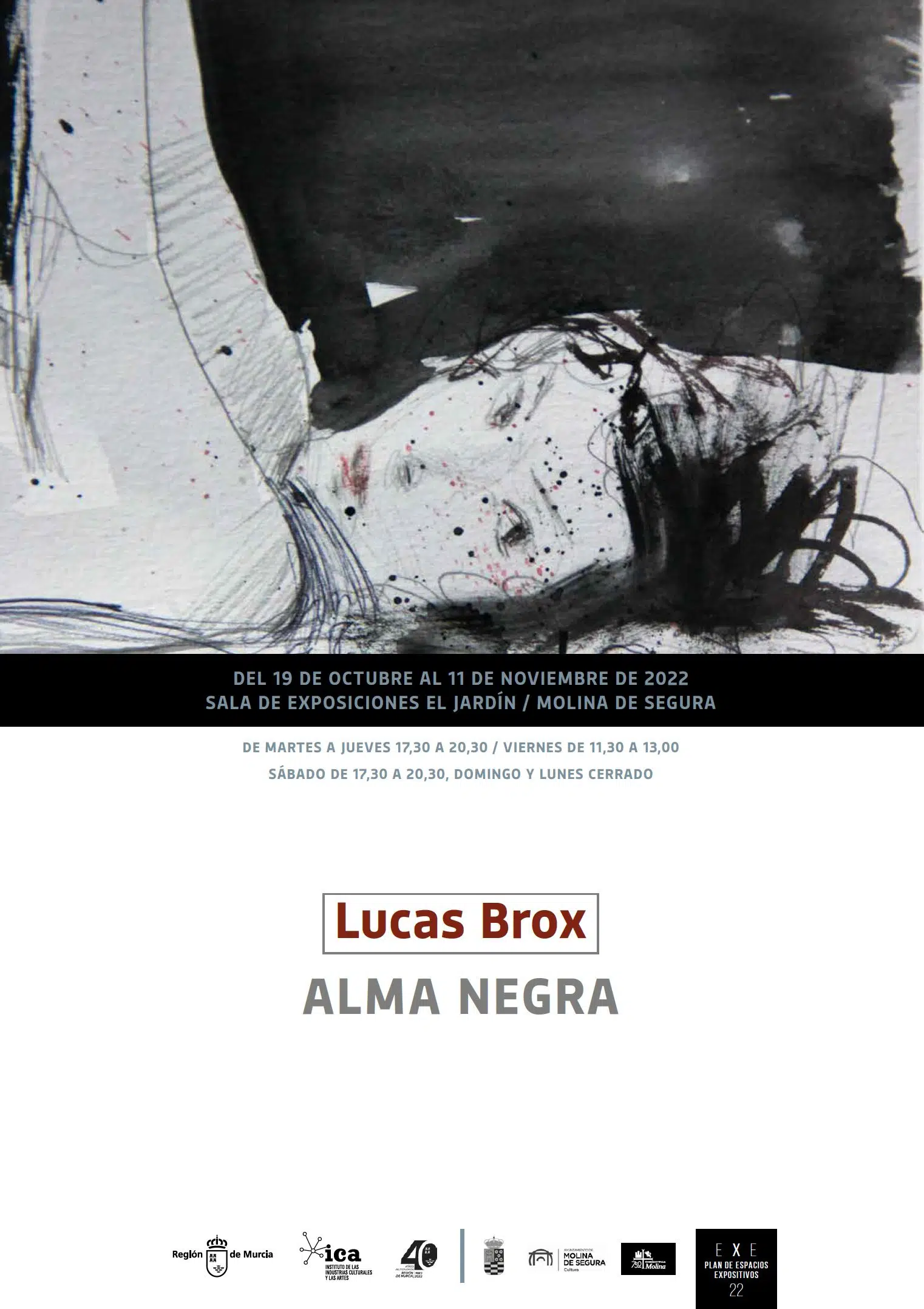 ALMA NEGRA de LUCAS BROX (Molina de Segura) Hasta el 11 nov.