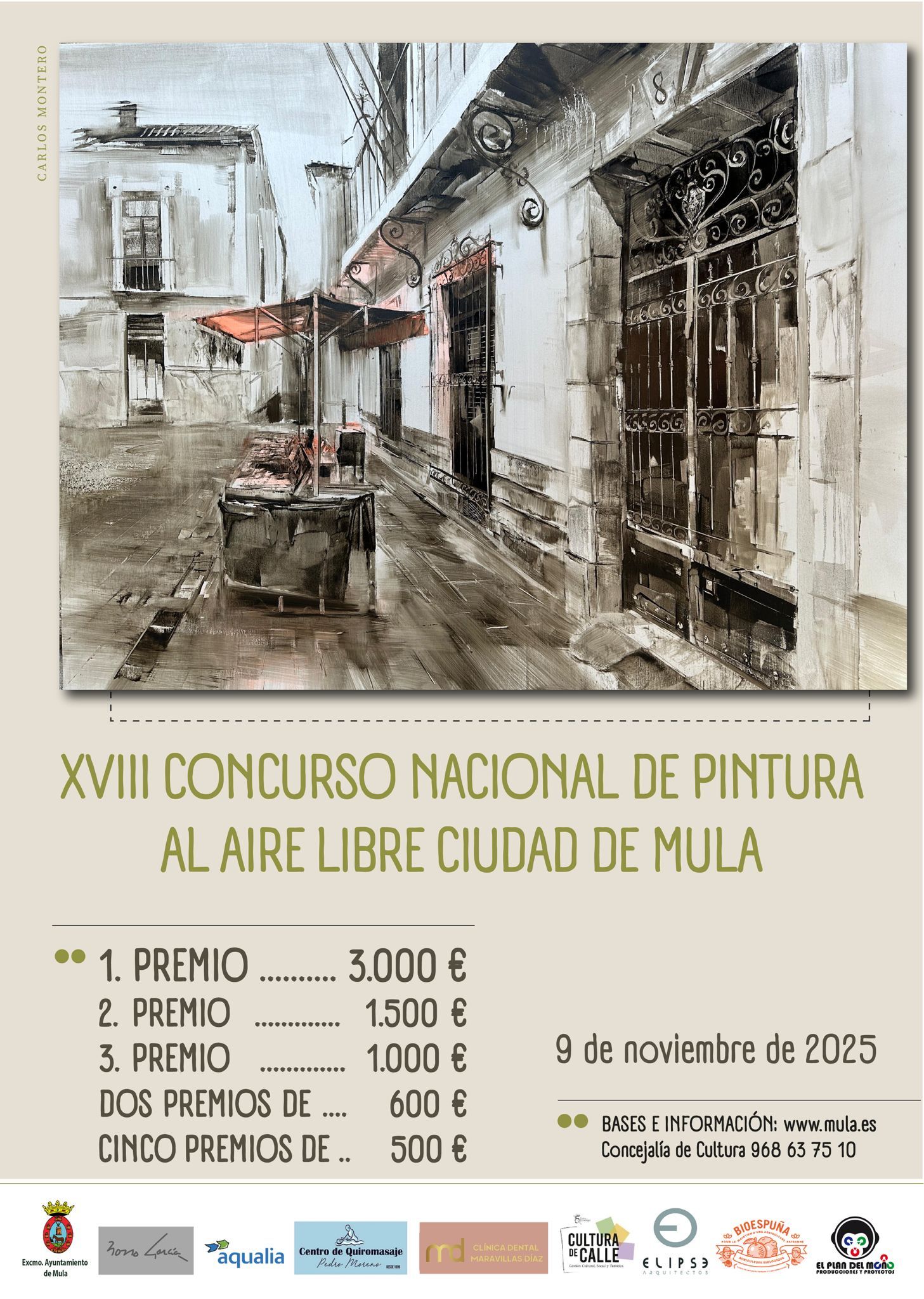 MULA: XVIII CONCURSO NACIONAL PINTURA AL AIRE LIBRE 9 NOV.25