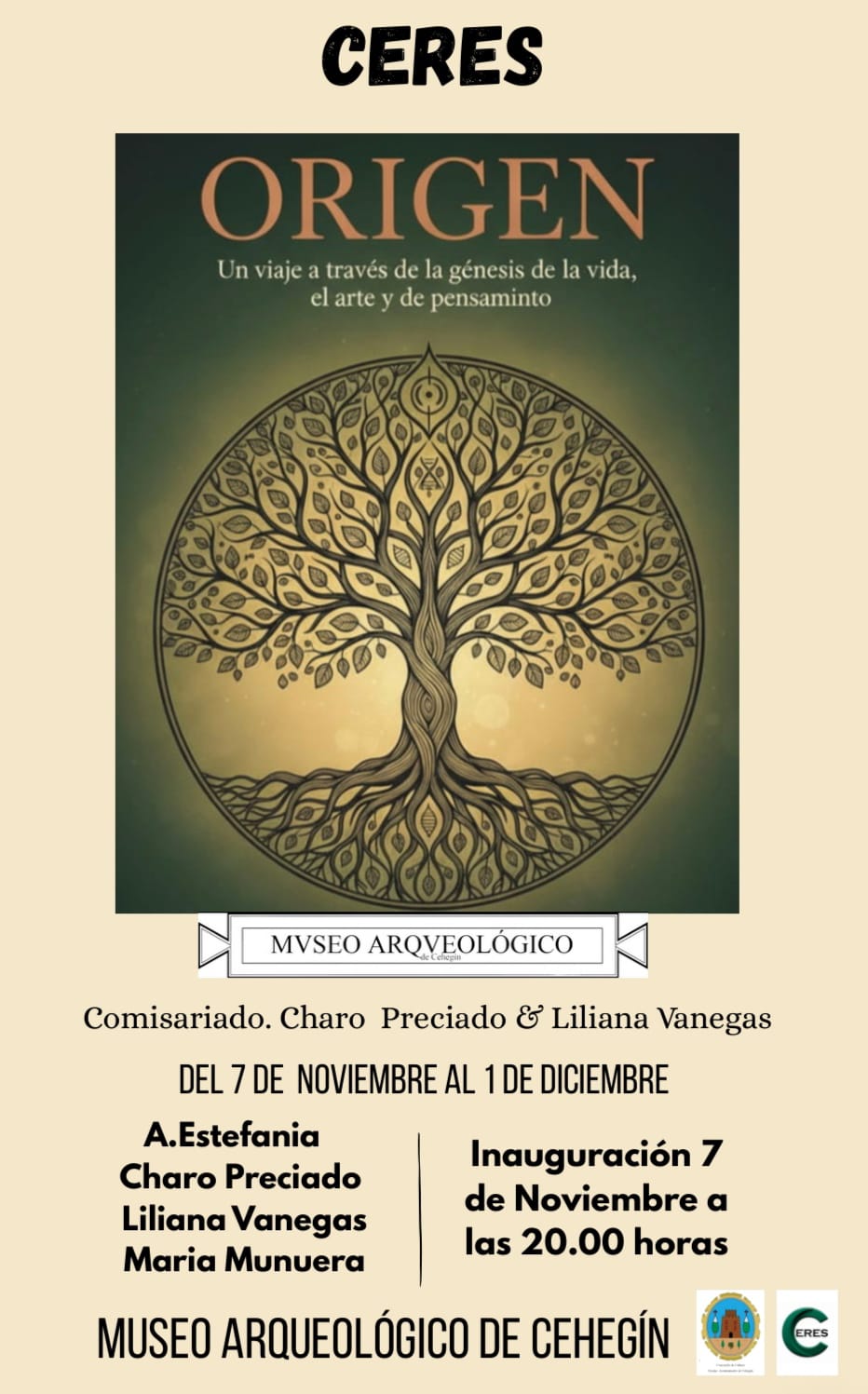 “ORIGEN” (Colectivo GERES) CEHEGÍN. Hasta el 1 dic. 25