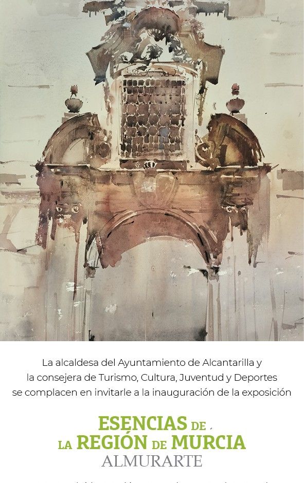 EXPOSICIÓN ALMURARTE: “ESENCIAS DE LA REGIÓN DE MURCIA 5ª edición-ALCANTARILLA 7 mayo